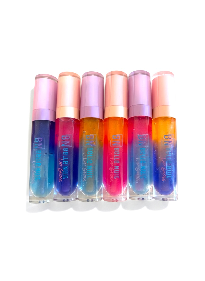 Galaxy Shimmer Lipgloss + Squish Toy