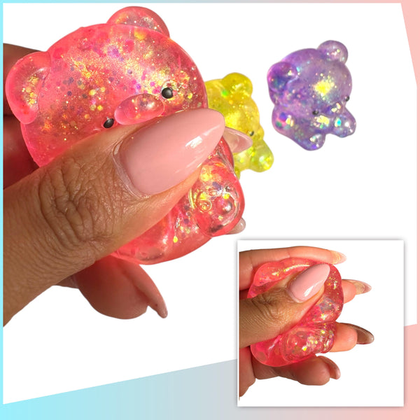 Galaxy Shimmer Lipgloss + Squish Toy