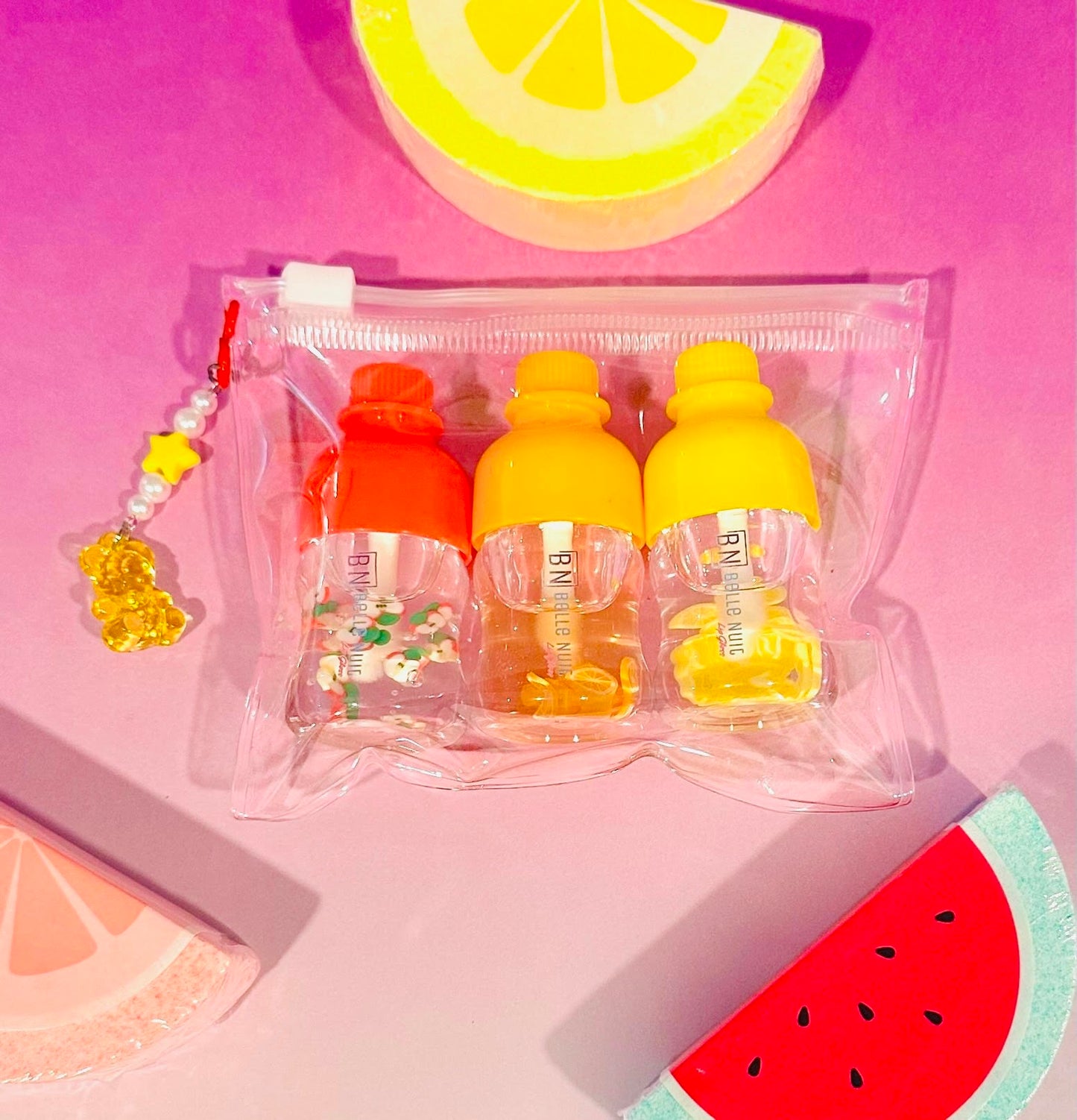 Fruity Pop Clear Lipgloss Set