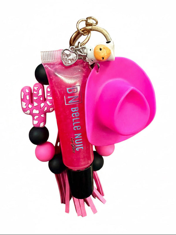 Birthday Cowgirl Lipgloss Wristlet