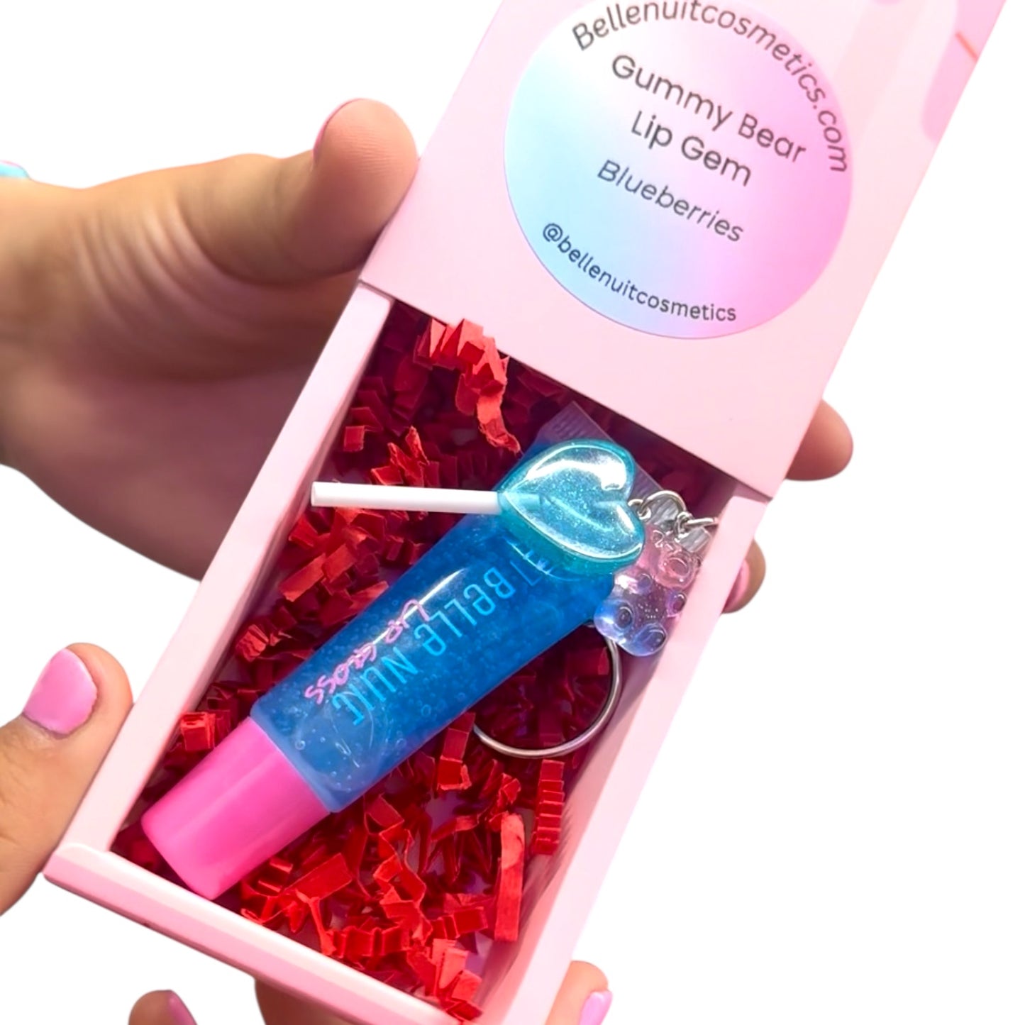 Gloss Gem Drop - Shimmer Lip Gloss with Charm