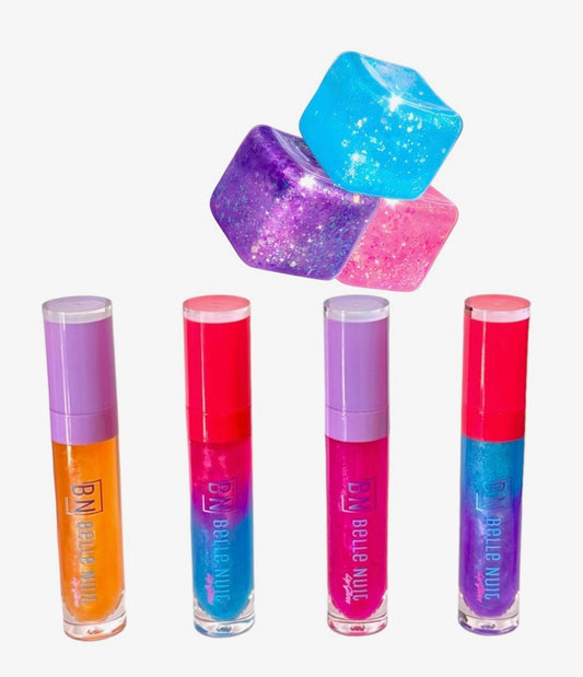Galaxy Lipgloss + Squish Toy