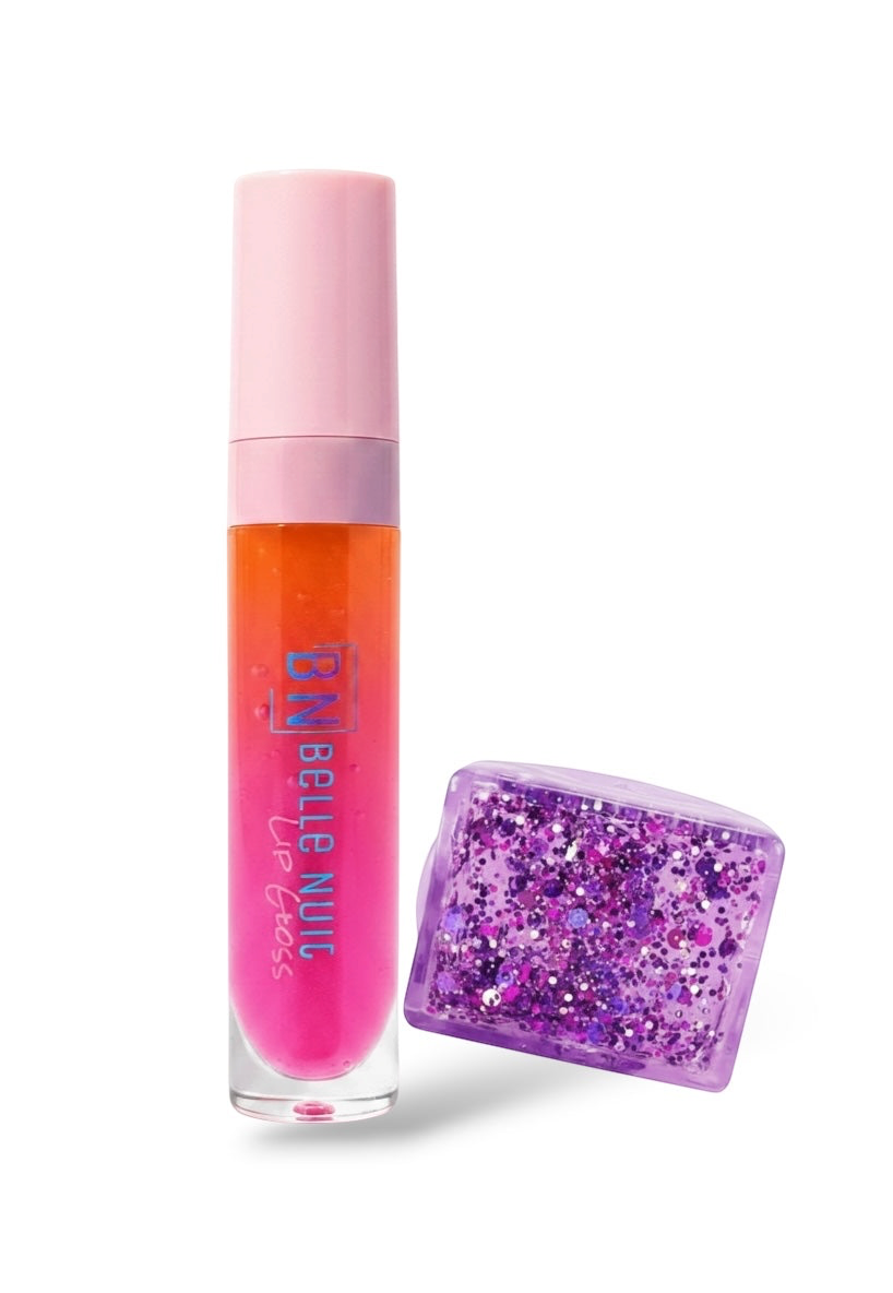 Galaxy Shimmer Lipgloss + Squish Toy