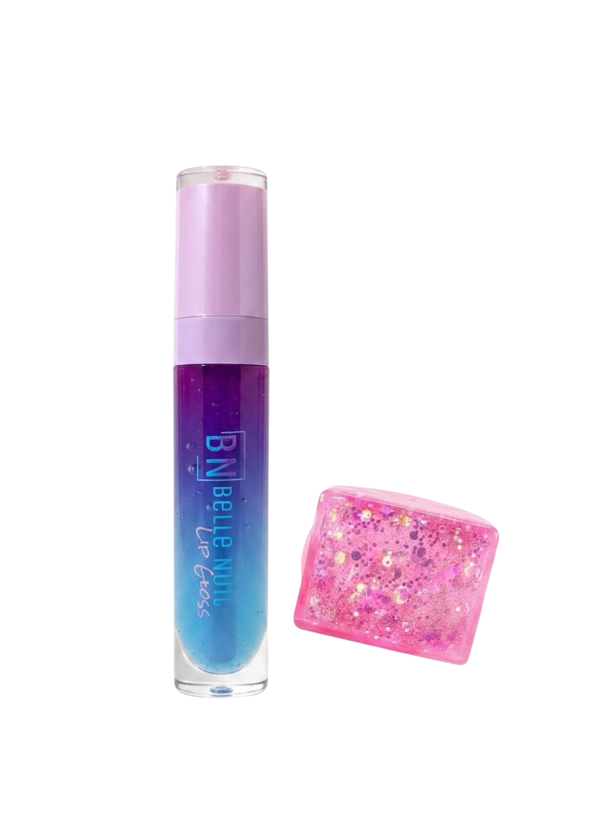 Galaxy Shimmer Lipgloss + Squish Toy